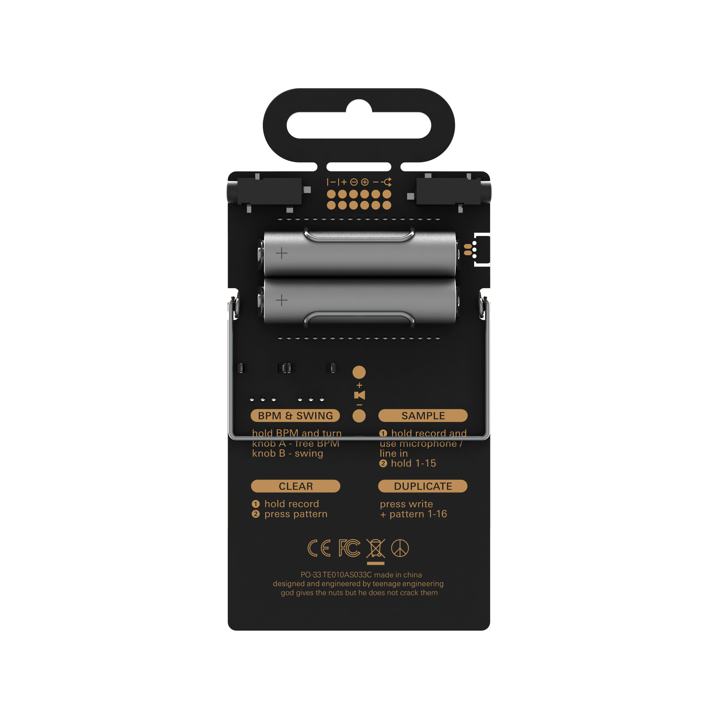 Teenage Engineering PO-33 K.O! Pocket Operator - Andertons Music Co.